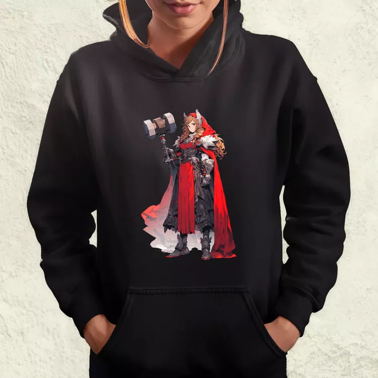 Anime Thor fantázia v1 női pulóver