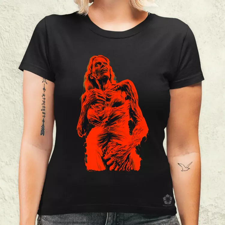 Retró horror poszter v3 női póló