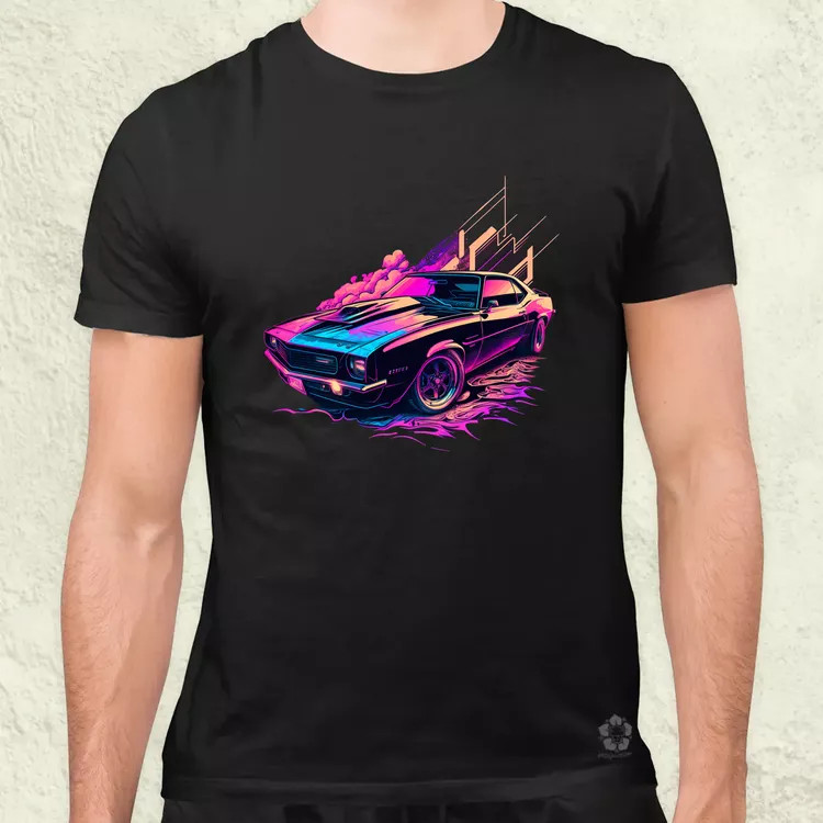 Retró hullám 1969 Chevrolet Camaro v1 férfi póló