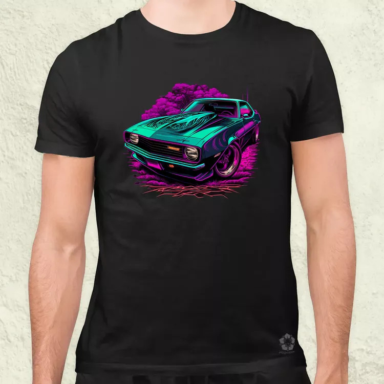 Retró hullám 1969 Chevrolet Camaro v2 férfi póló