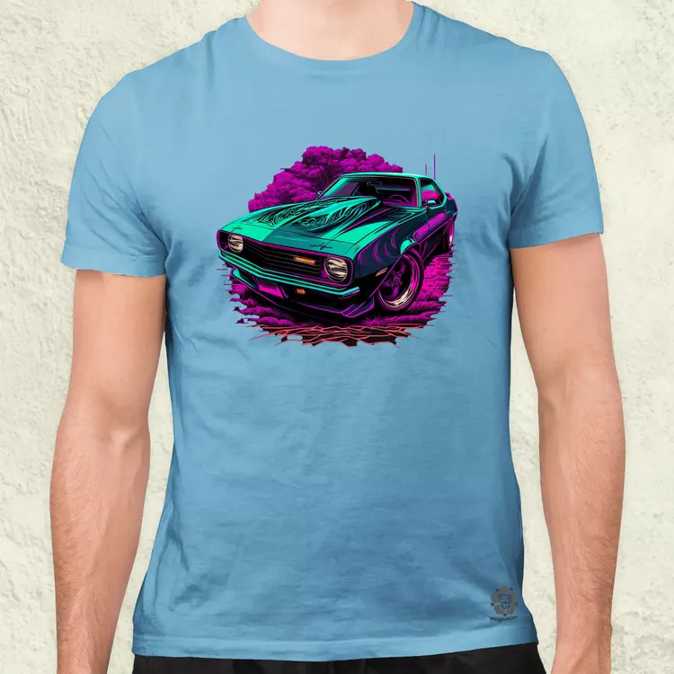 Retró hullám 1969 Chevrolet Camaro v2 férfi póló