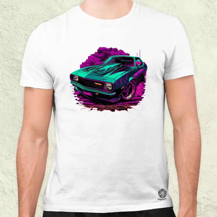Retró hullám 1969 Chevrolet Camaro v2 férfi póló