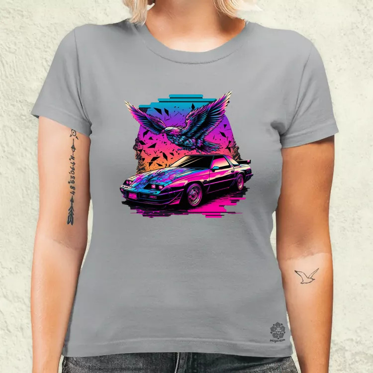 Retró hullám Chevrolet Thunderbird női póló