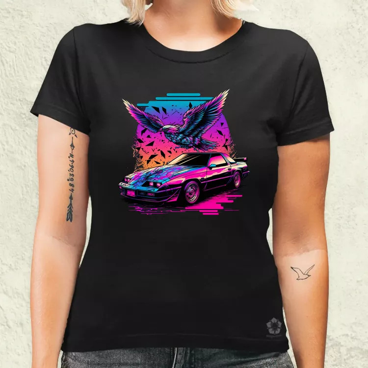 Retró hullám Chevrolet Thunderbird női póló