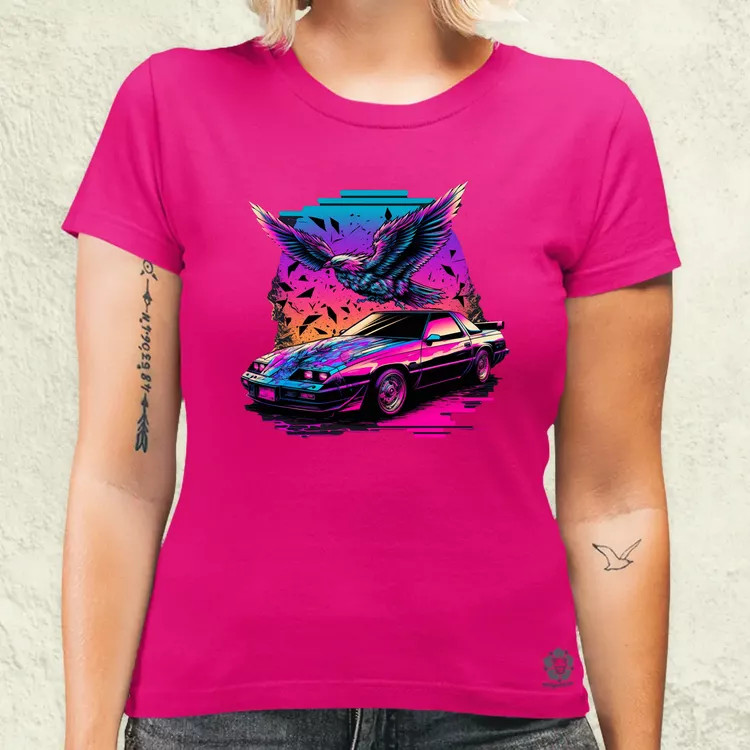 Retró hullám Chevrolet Thunderbird női póló