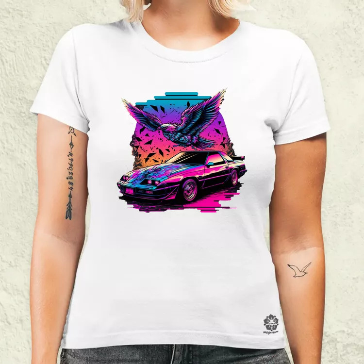 Retró hullám Chevrolet Thunderbird női póló
