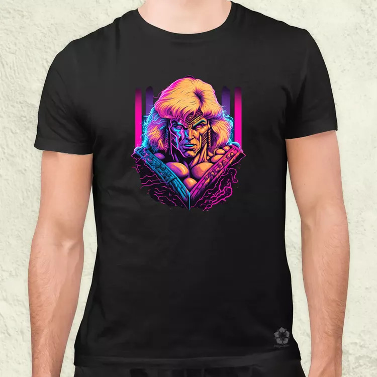 Retró hullám HE-MAN v1 férfi póló
