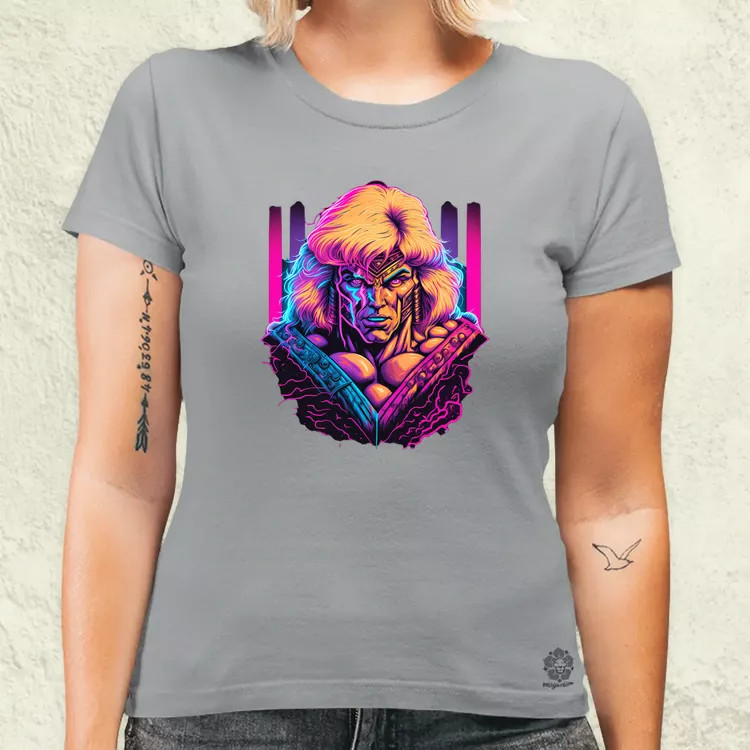 Retró hullám HE-MAN v1 női póló