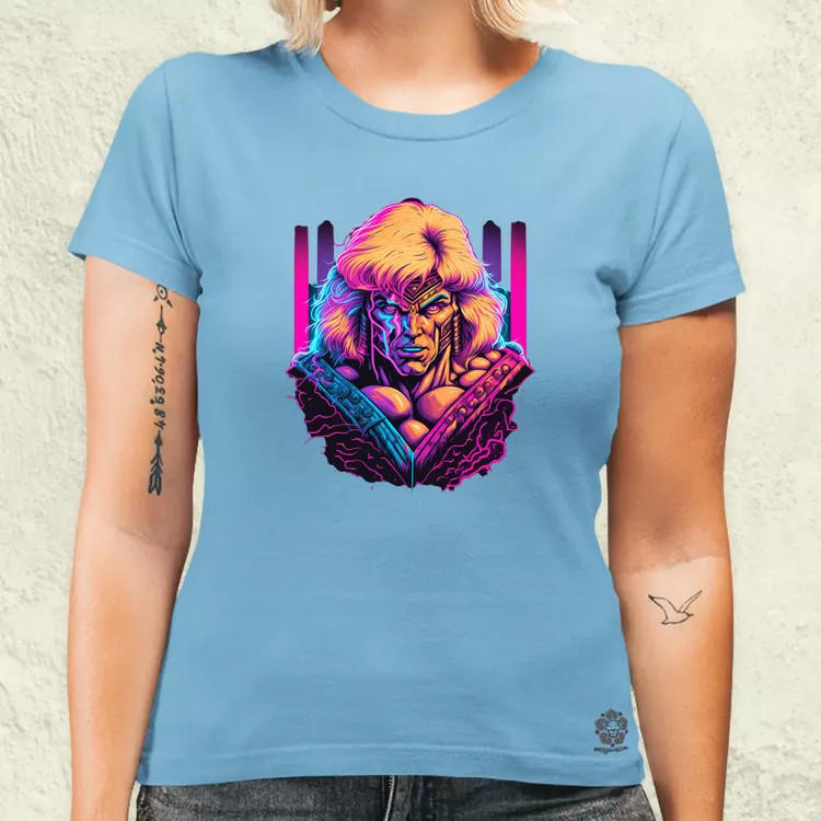 Retró hullám HE-MAN v1 női póló