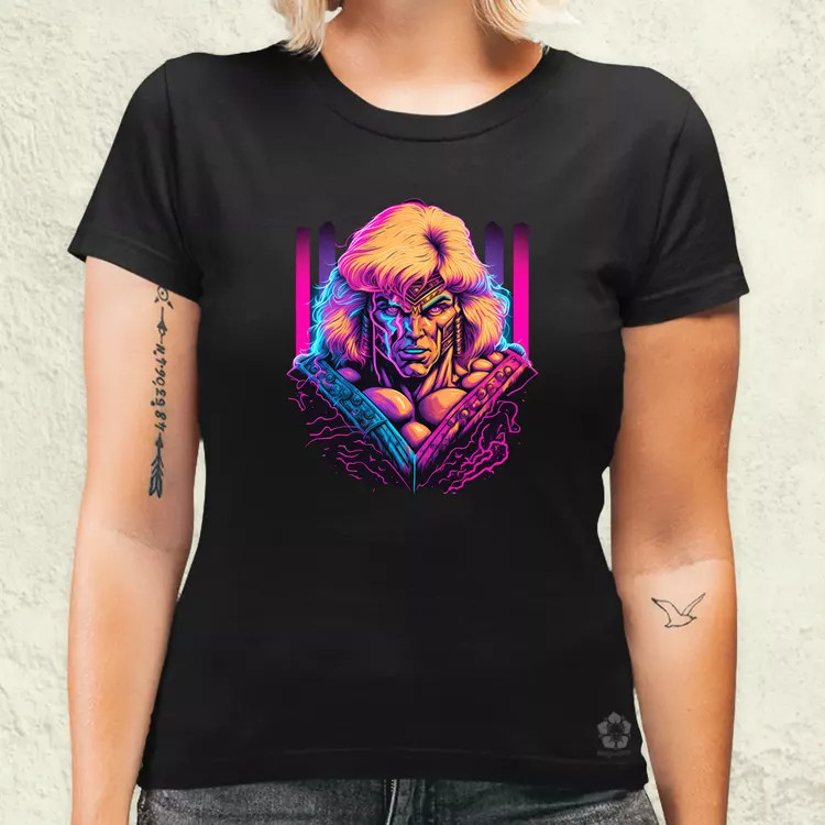 Retró hullám HE-MAN v1 női póló