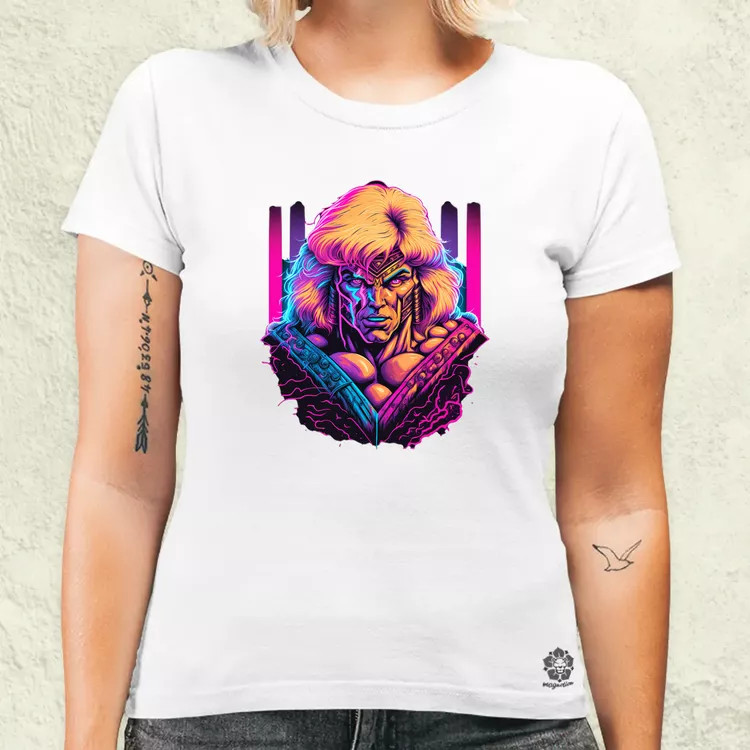 Retró hullám HE-MAN v1 női póló