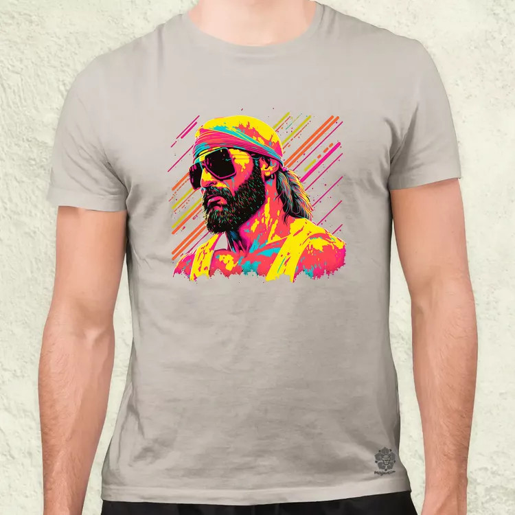 Retró hullám Macho Man Randy Savage v1 férfi póló