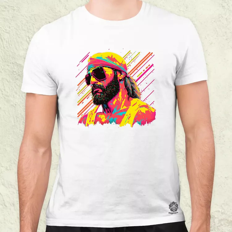 Retró hullám Macho Man Randy Savage v1 férfi póló