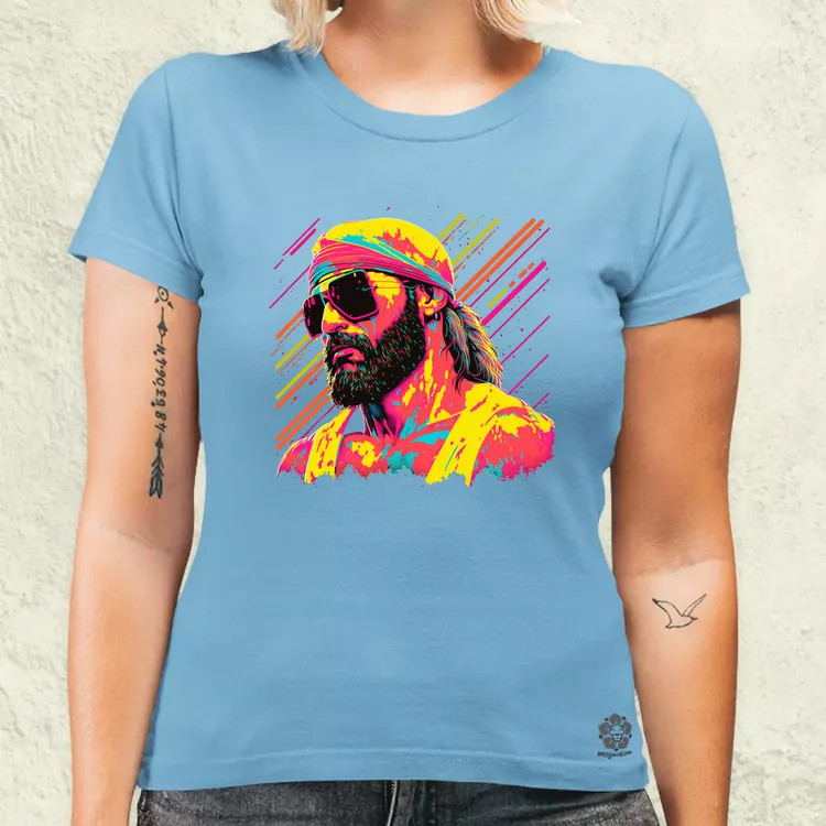 Retró hullám Macho Man Randy Savage v1 női póló
