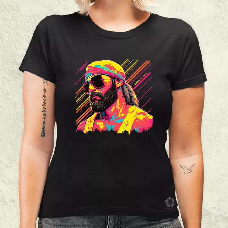 Retró hullám Macho Man Randy Savage v1 női póló