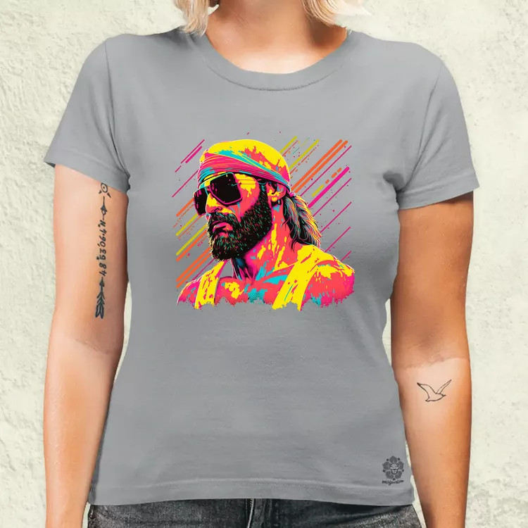 Retró hullám Macho Man Randy Savage v1 női póló