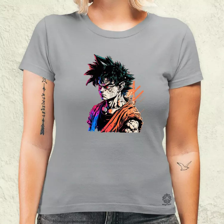 Retró hullám Son Goku v4 női póló