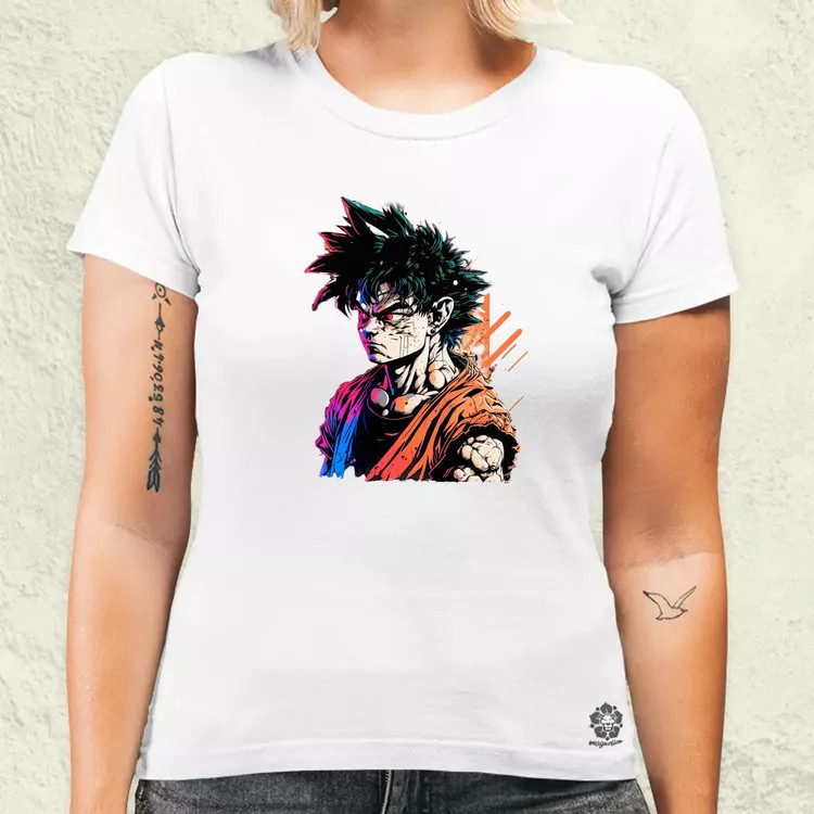 Retró hullám Son Goku v4 női póló