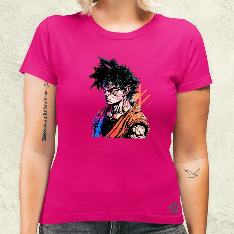 Retró hullám Son Goku v4 női póló