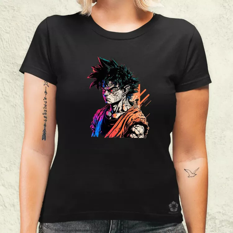 Retró hullám Son Goku v4 női póló