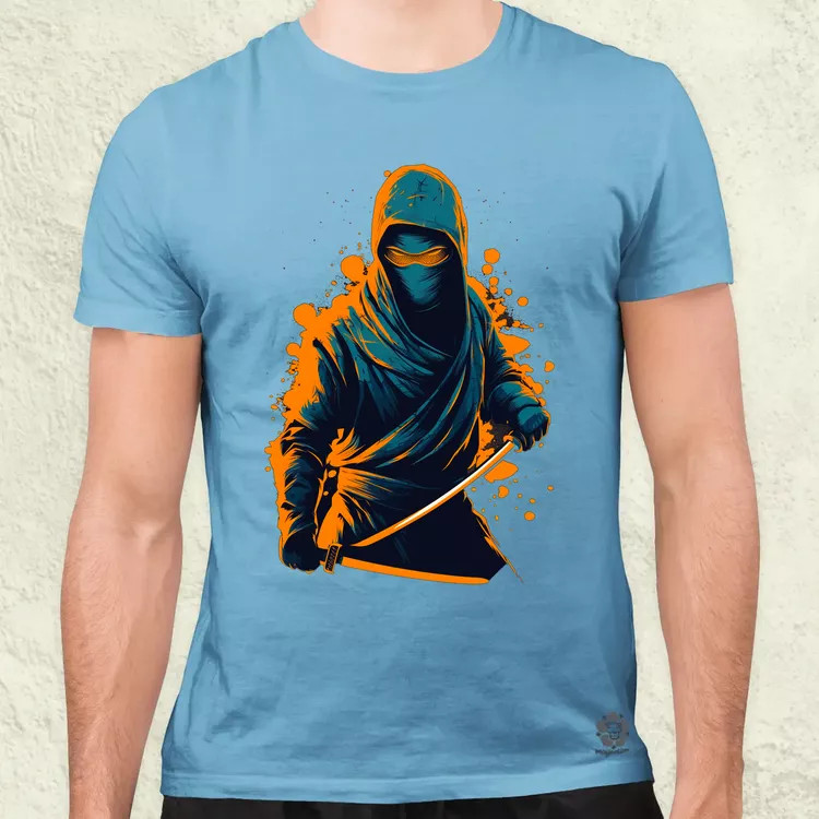 Retró ninja v1 férfi póló