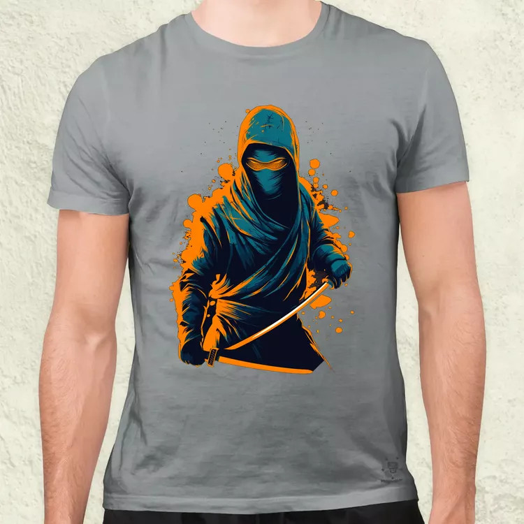 Retró ninja v1 férfi póló