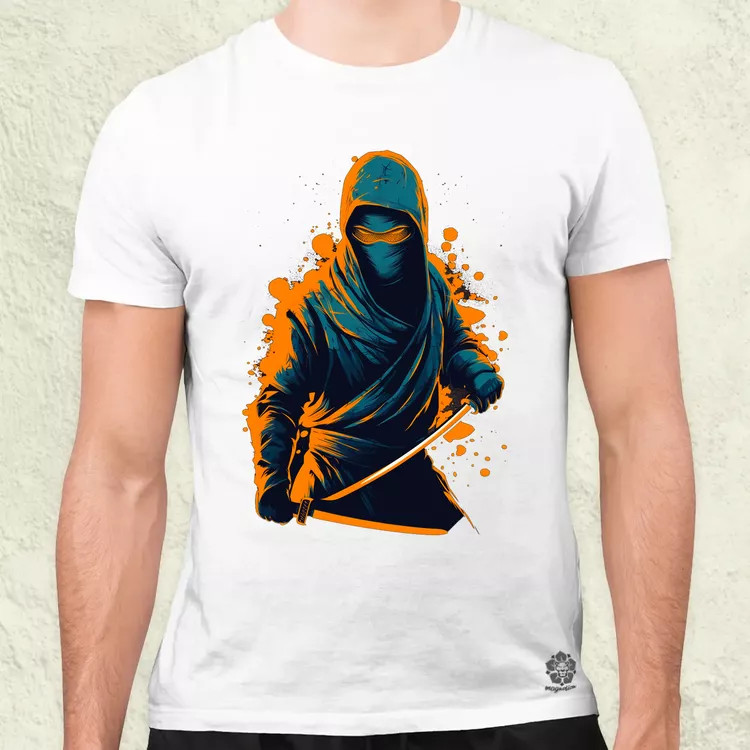 Retró ninja v1 férfi póló