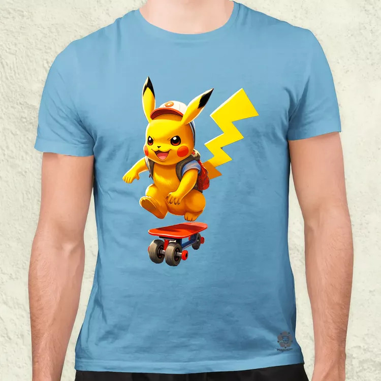 Retró Pokémon fanart v2 férfi póló