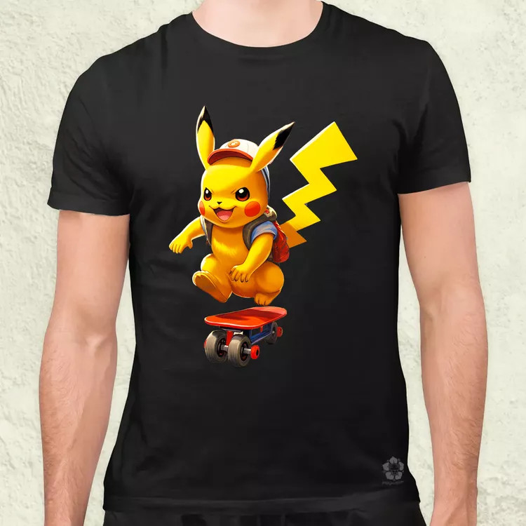 Retró Pokémon fanart v2 férfi póló