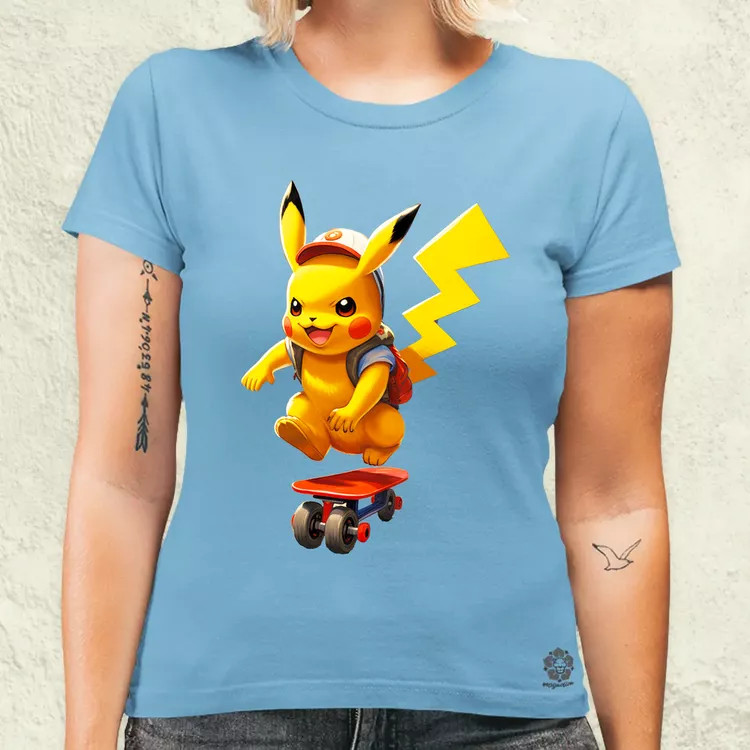 Retró Pokémon fanart v2 női póló