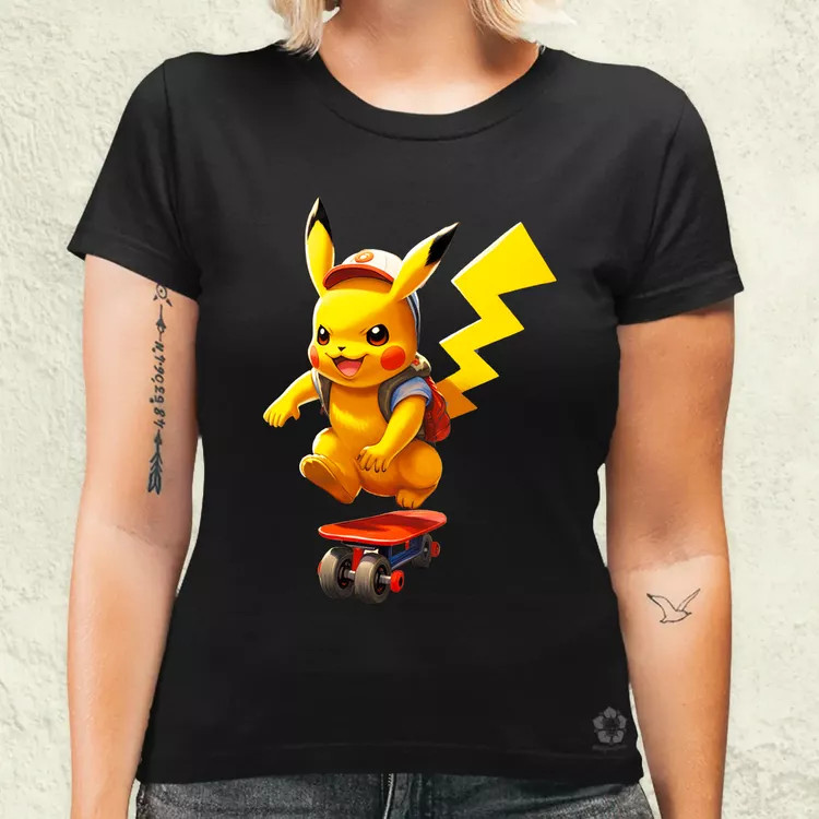 Retró Pokémon fanart v2 női póló