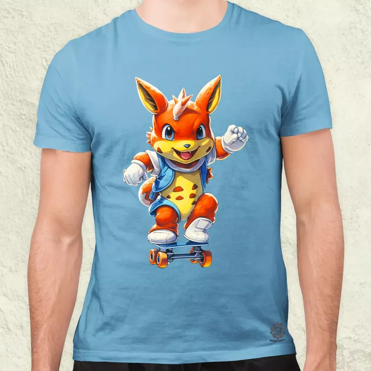 Retró Pokémon fanart v3 férfi póló