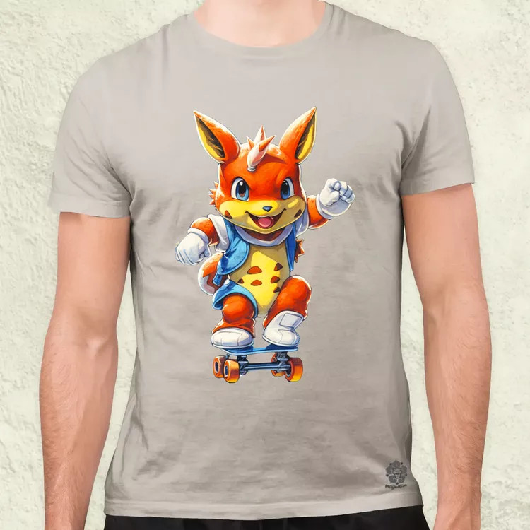 Retró Pokémon fanart v3 férfi póló
