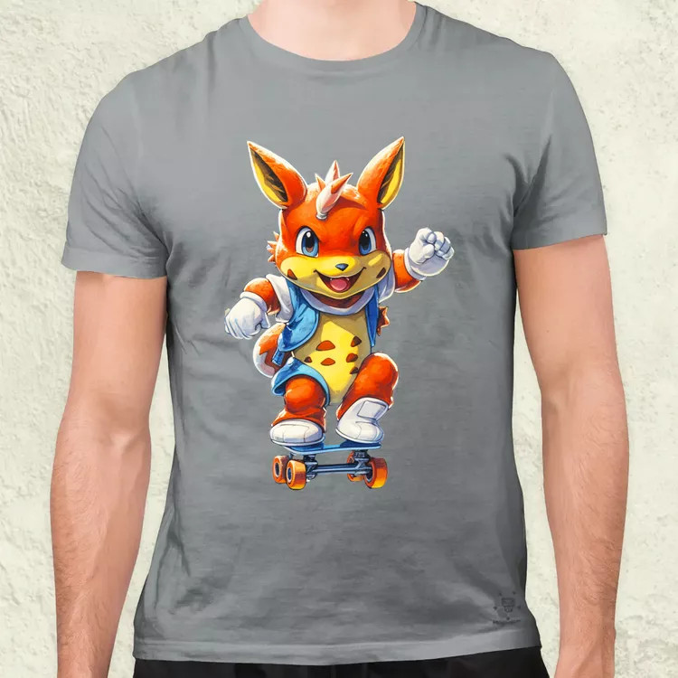 Retró Pokémon fanart v3 férfi póló