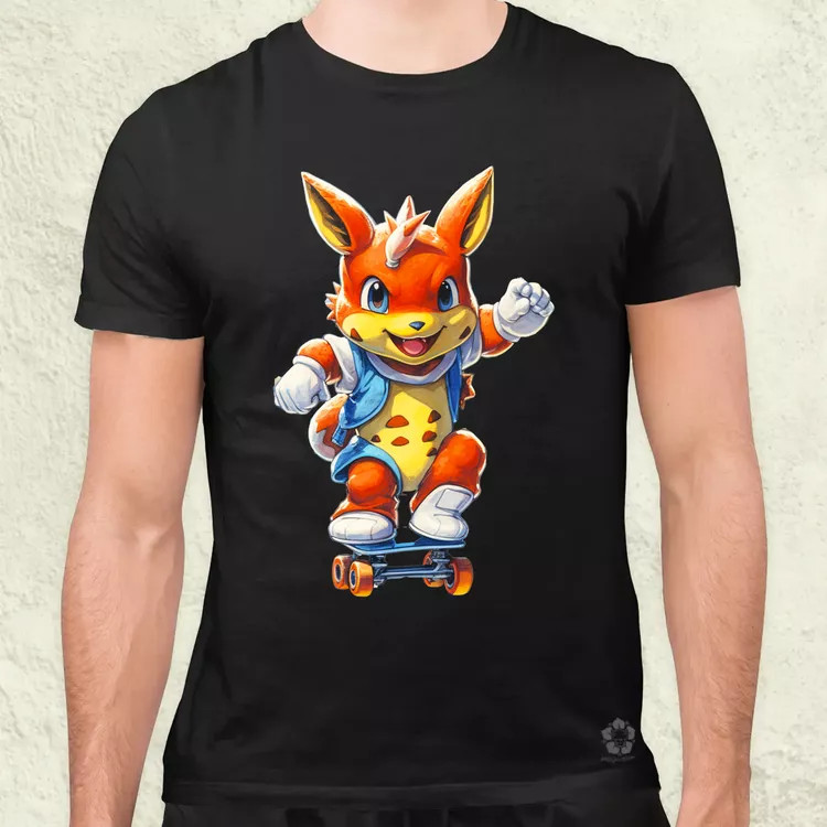 Retró Pokémon fanart v3 férfi póló