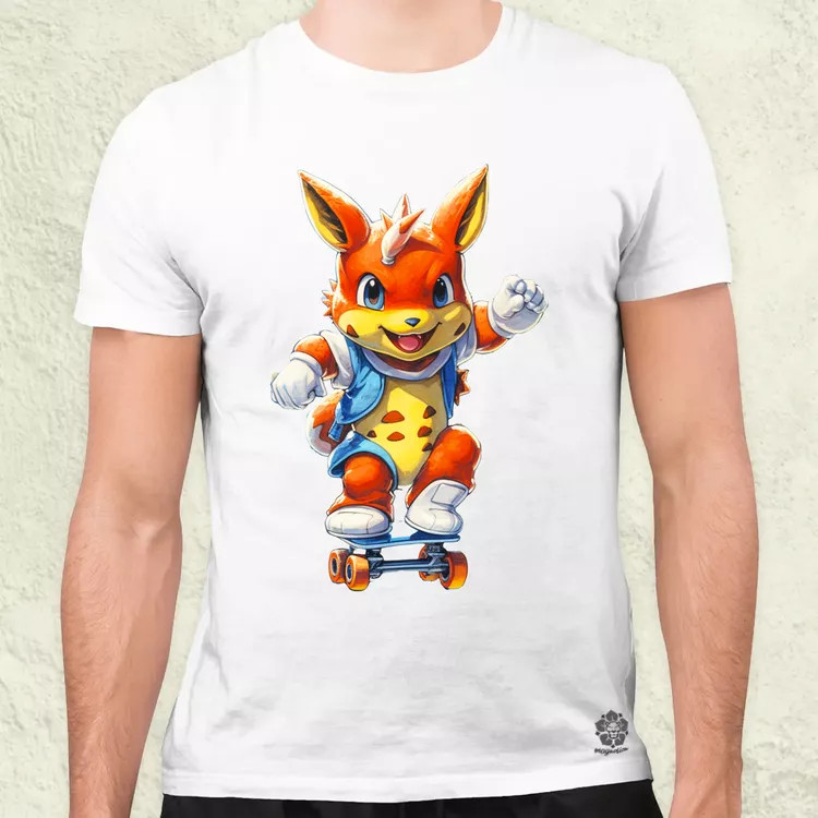 Retró Pokémon fanart v3 férfi póló
