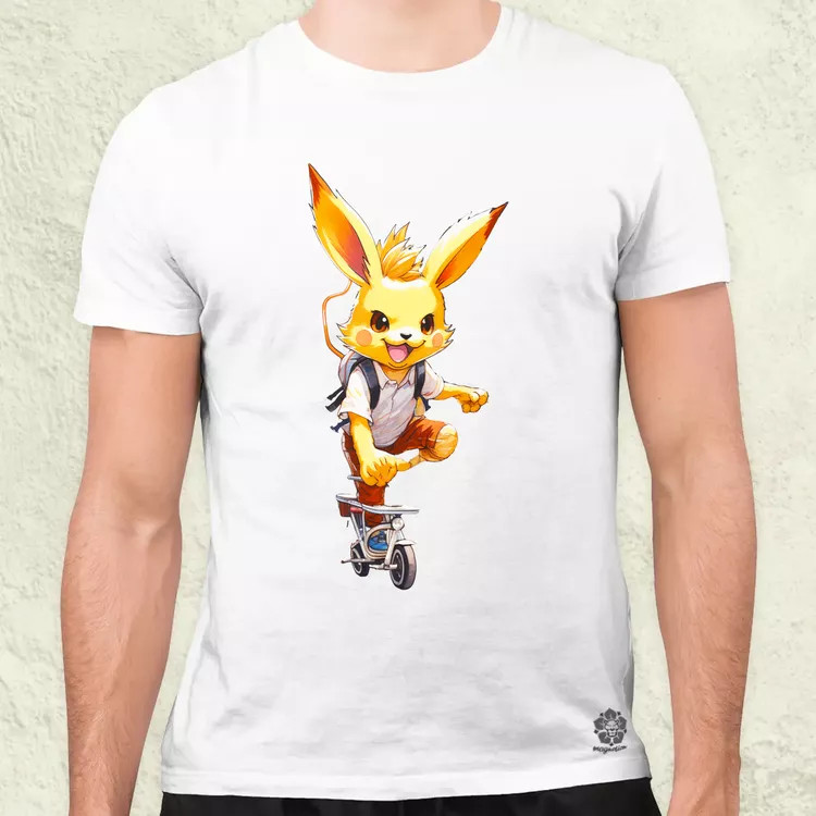 Retró Pokémon fanart v4 férfi póló