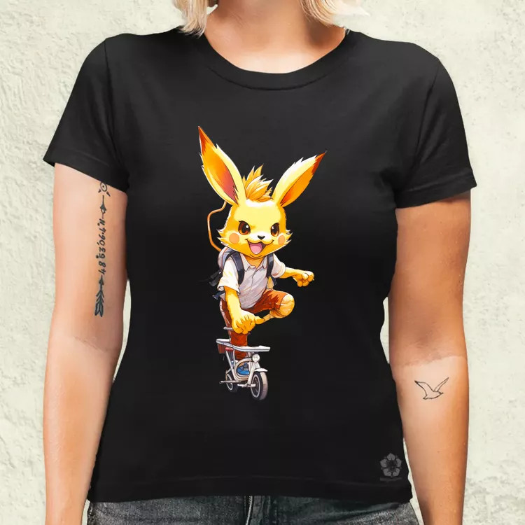 Retró Pokémon fanart v4 női póló