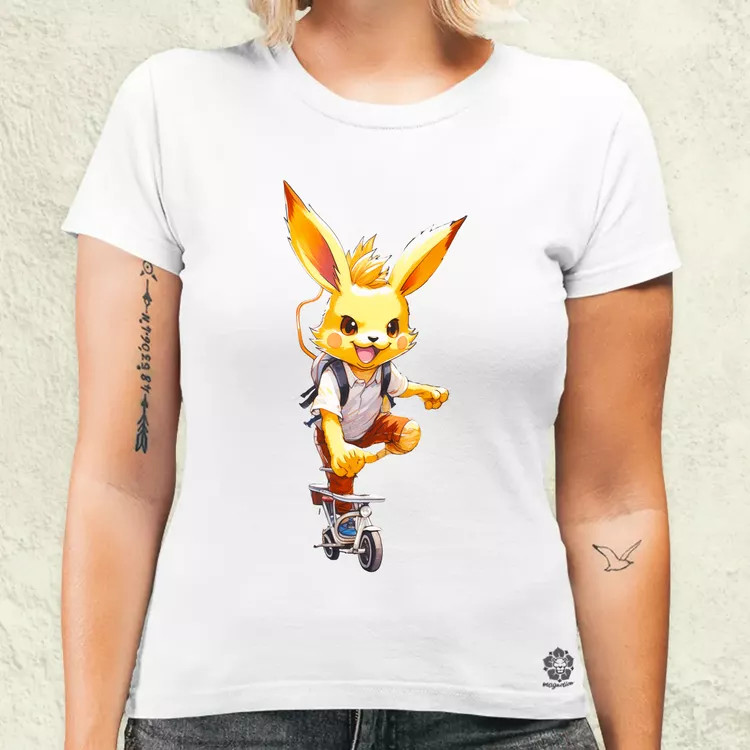 Retró Pokémon fanart v4 női póló