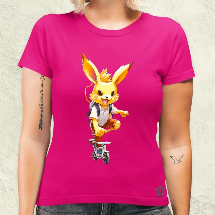Retró Pokémon fanart v4 női póló