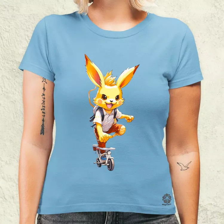 Retró Pokémon fanart v4 női póló