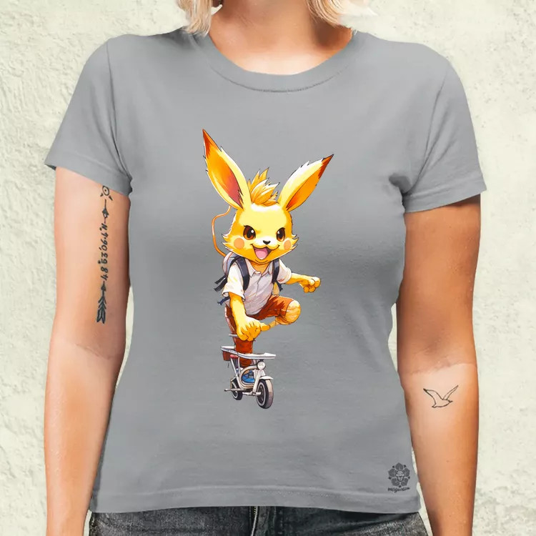 Retró Pokémon fanart v4 női póló