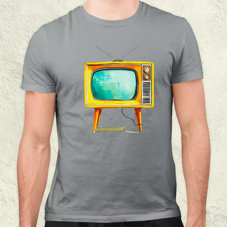 Retrtó TV v2 férfi póló