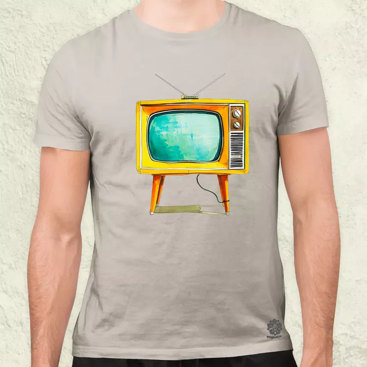 Retrtó TV v2 férfi póló
