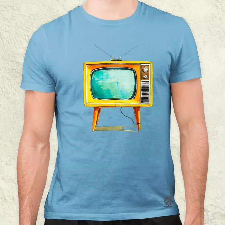 Retrtó TV v2 férfi póló