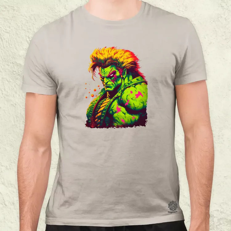 Street Fighter Blanka férfi póló
