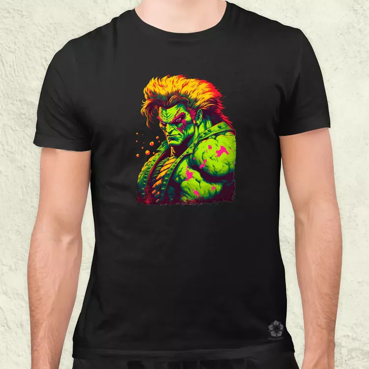 Street Fighter Blanka férfi póló