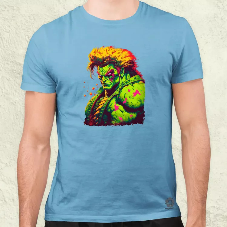 Street Fighter Blanka férfi póló