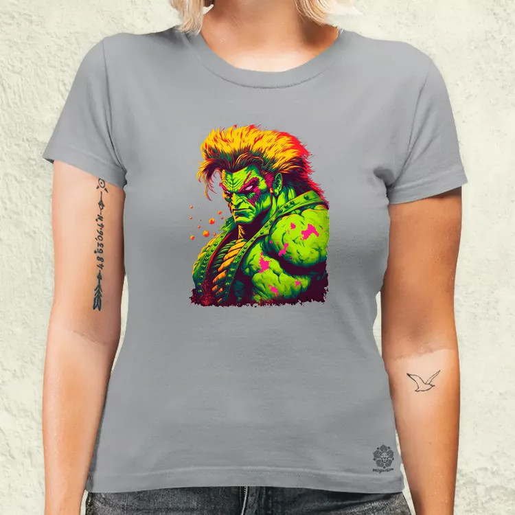 Street Fighter Blanka női póló