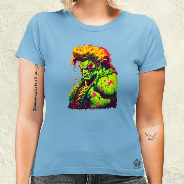 Street Fighter Blanka női póló